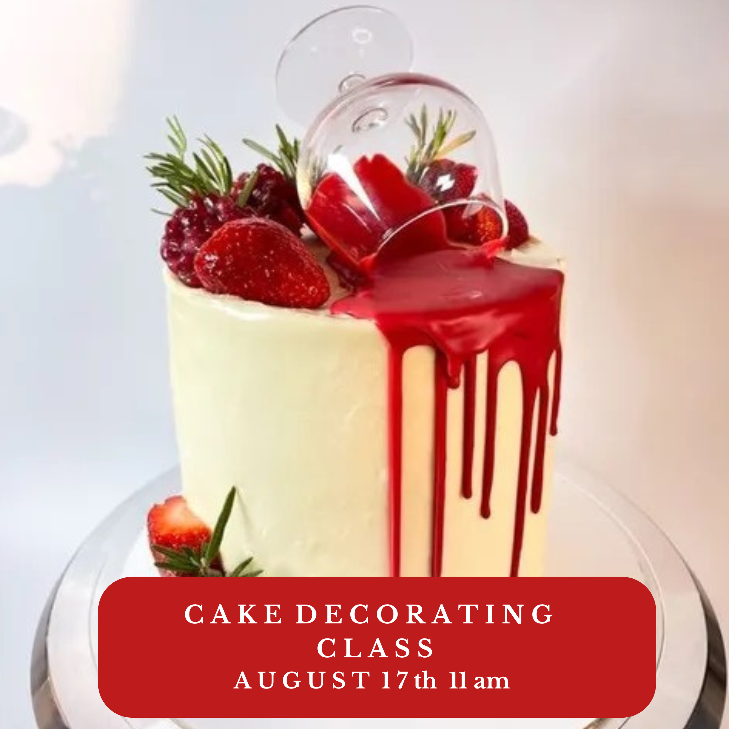 Oops! Spilled my Wine- Cake Decorating Class