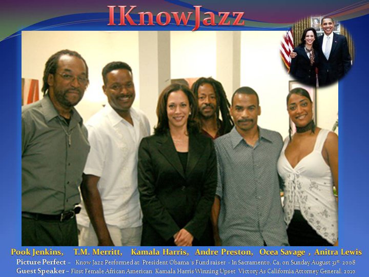 The Band with Senator Harris...