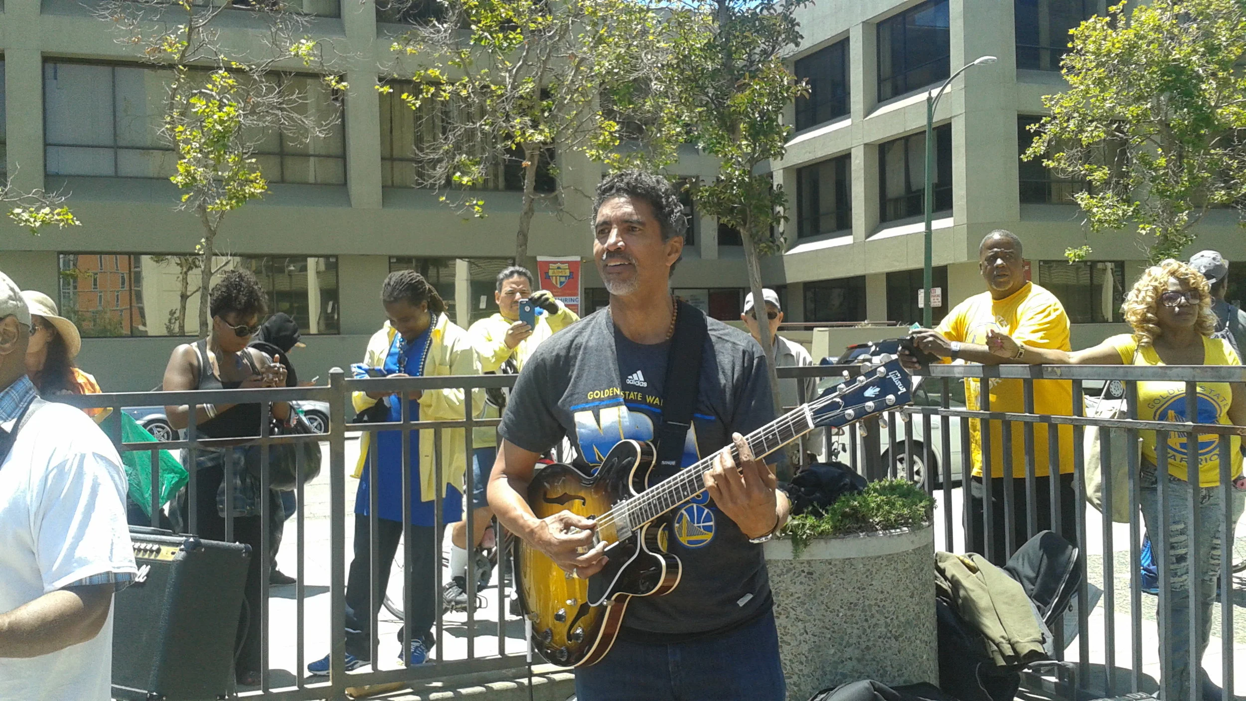 My attorney Dwayne happends to play guitar..how cool is that? Warriors 2019 baby.