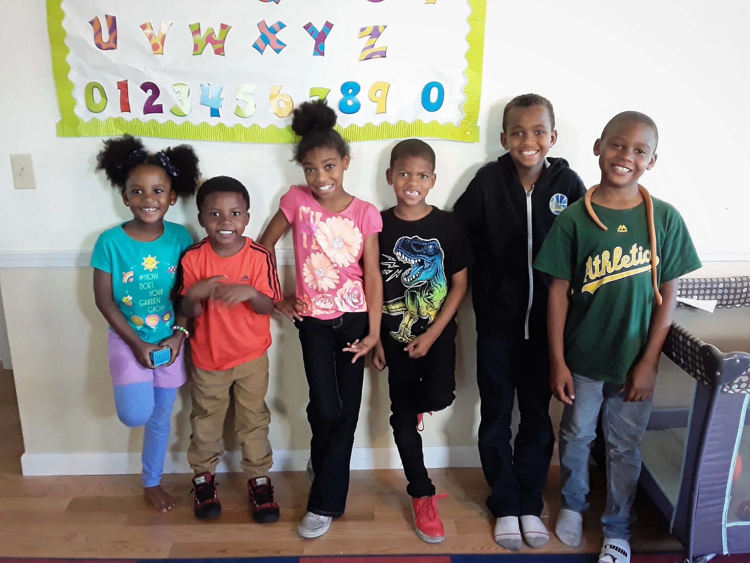 My granddaughter(left) and my great niece and great nephews.This is the next musical act that I’m grooming.