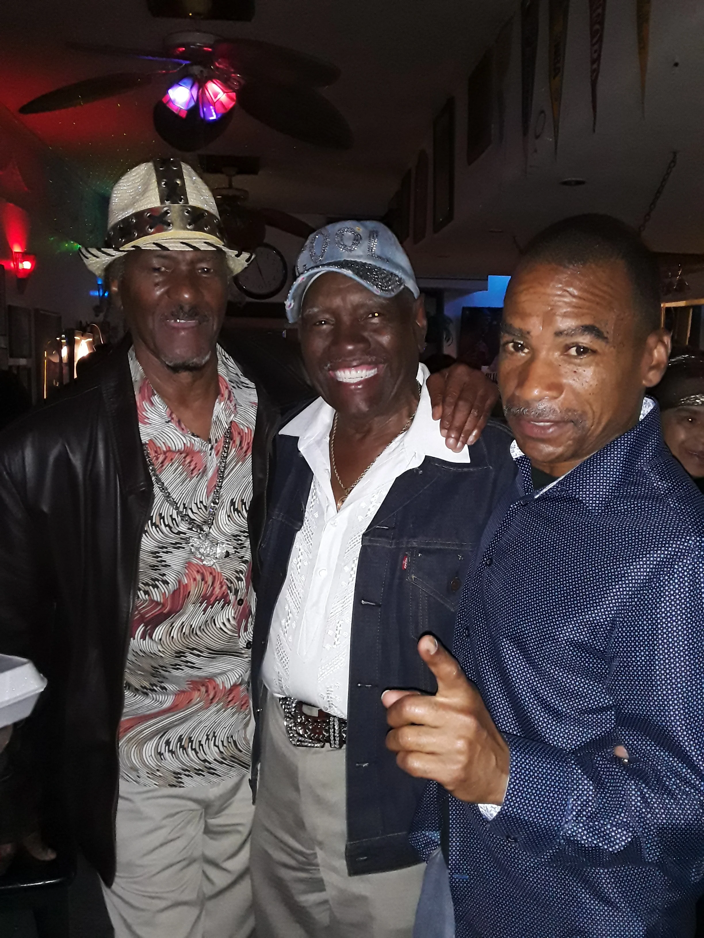Ocea performs with legendary Rhythm & Blues artist 85 year old Fillmore Slim and 91 year old Nate Bolden.