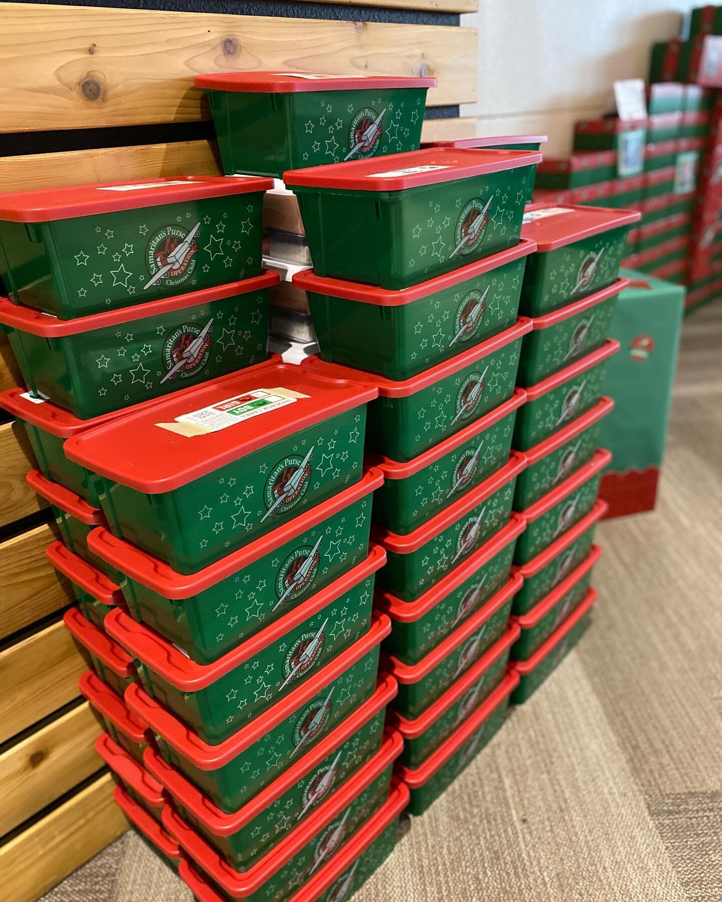 Kid Care packed over 50 boxes for @operationchristmaschild ❤️ Thank you Kid Care families for the support and prayer over these boxes! Kid Care is always blessed to participate in the wonderful ministry.