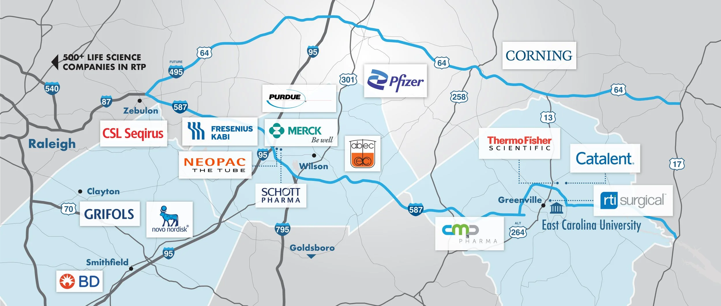 Industry Presence — BioPharma Crescent