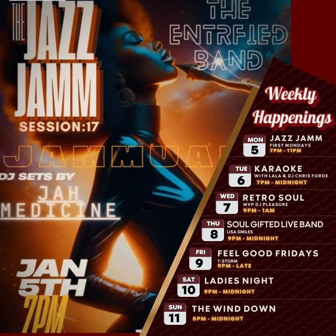 We&rsquo;re kicking off the week right with Jazz Jamm 🎶

A full week of happenings awaits at Drink Lounge &mdash; 
music, cocktails, and good energy all week long.

#DrinkLounge #JazzNight #LiveMusicBrooklyn #JazzJamm #CocktailCulture WeeknightVibes