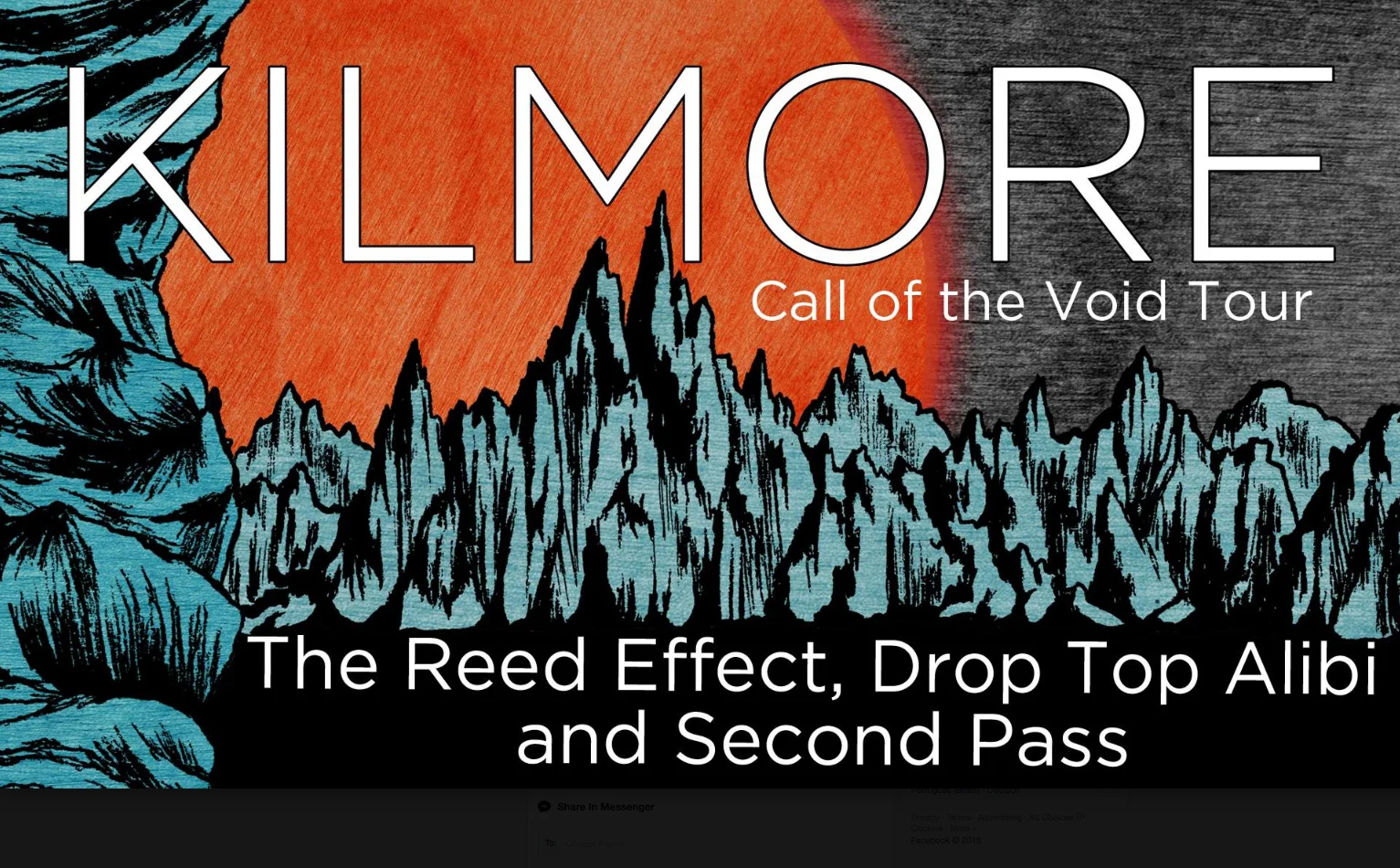 Kilmore is coming to Toronto for the release of their newest album "Call of the Void". they are playing with some friends in The Reed Effect , DROP TOP ALIBI and Second Pass .