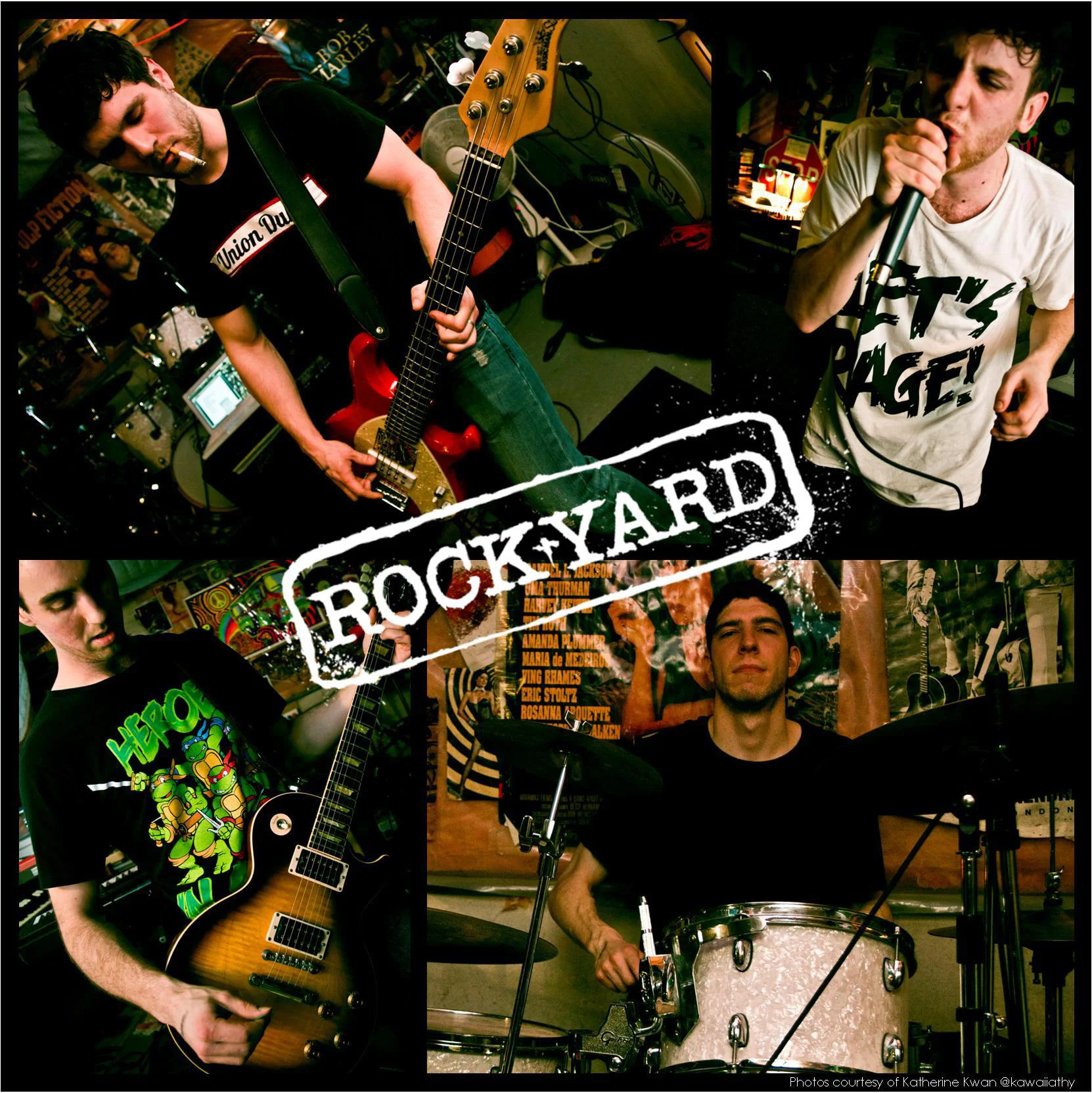 rockyardband.com Rockyard is a high energy dance-rock party band with an edgy twist. The quartet applies a fresh and unique spin to popular music hits from the 1960’s to present day. From Corporate Events and Weddings to Private Parties and Clubs, Rockyard is perfect for any event looking for standout entertainment.