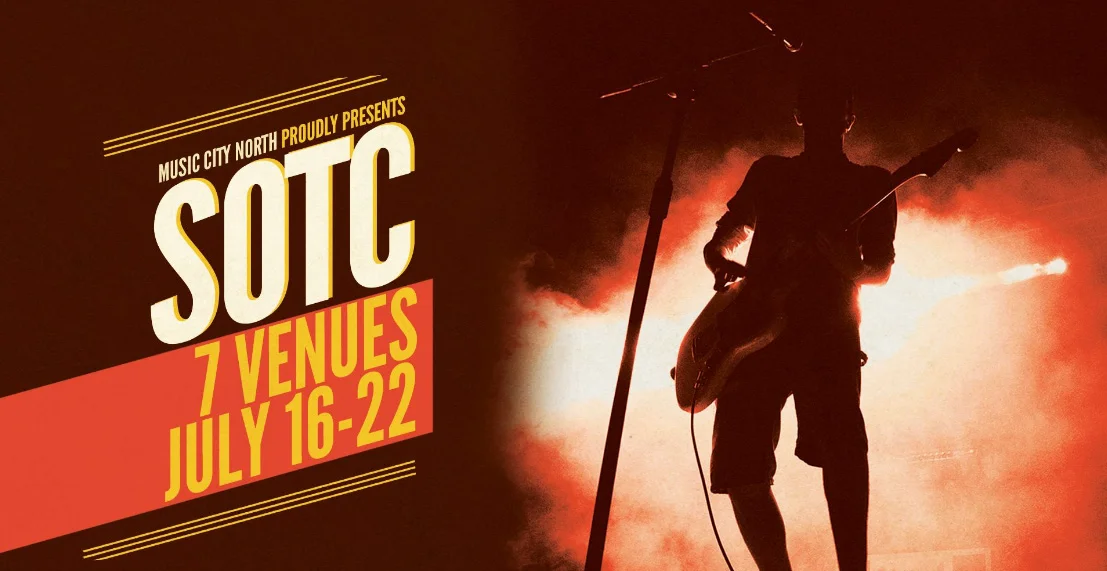 SOTC - Soundtrack of the City hits Queen and Kensington for another edition of our indie music fest! COVER EACH NIGHT / BAR: $10 DAY WRISTBAND: $15 WEEKEND WRISTBAND: $40 EARLY BIRD WRISTBANDS ON SALE NOW FOR $10!!!!!!! MUSIC CITY NORTH http://musiccitynorth.ca/home/ FACEBOOK https://www.facebook.com/musiccitynorth/