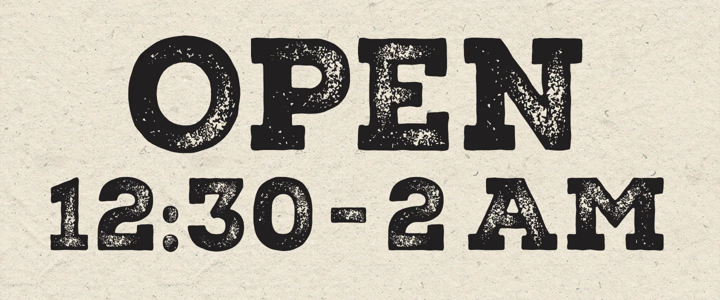 Closed for a private function until 12.30AM