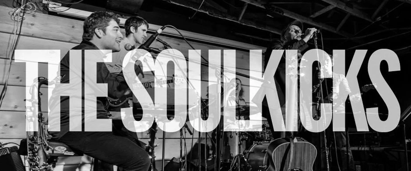 The Soulkicks are a high energy soul, funk and rock n roll band based in Toronto. The quality of their sound combined with their explosive live show makes The Soulkicks one of the best nights out you can have in the city. People come to see The Soulkicks to let loose, dance and appreciate the combined talents of some of Toronto finest musicians. The Soulkicks balance musical ingenuity with energy and style that appeals to audiences of various musical genres and tastes. There is a a bit of what you like running through every Soulkicks set and that’s what gives the band its appeal. With the wide ranging powerful raspy vocals of their charismatic frontman Sean Byrne combined with the energetic live sounds from the stage, The Soulkicks have a well-earned reputation of creating a highly charged atmosphere where the crowd just kick back and become a part of the musical experience. From Toronto’s best live venues to festivals to private functions, The Soulkicks have such an expansive repertoire that they can step into any atmosphere, engage with a crowd, catch the vibe and fill the dance floor with a couple of bars of some of the most recognized tracks ever released. Too often live music can be a touch contrived and bland, the difference is The Soulkicks, bring what the audience demands to the table, then they just krank up the sax and bass and take it back to The Oldschool the way you like to remember it.