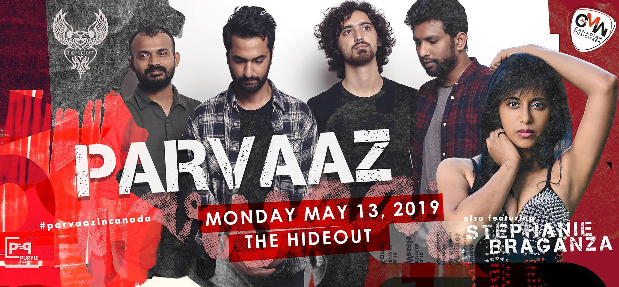 Join us for a double bill featuring Stephanie Braganza and Parvaaz's at The Hideout, Toronto. Parvaaz, "India's most exciting band right now..." according to RollingStone magazine, will be featured at this event.