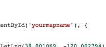 CORRECT - IF correct the map name will show red in code box.