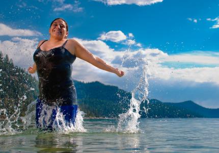 What's it like to swim across Lake Tahoe? I can tell you