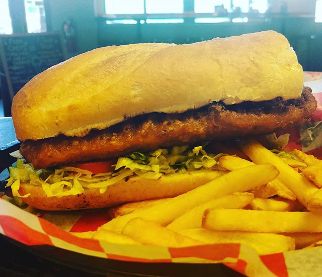Mmmm #poboy ....come try an awesome sandwich today! #Lafayette #Colorado #sammich #realfood #realfast #Reelfish