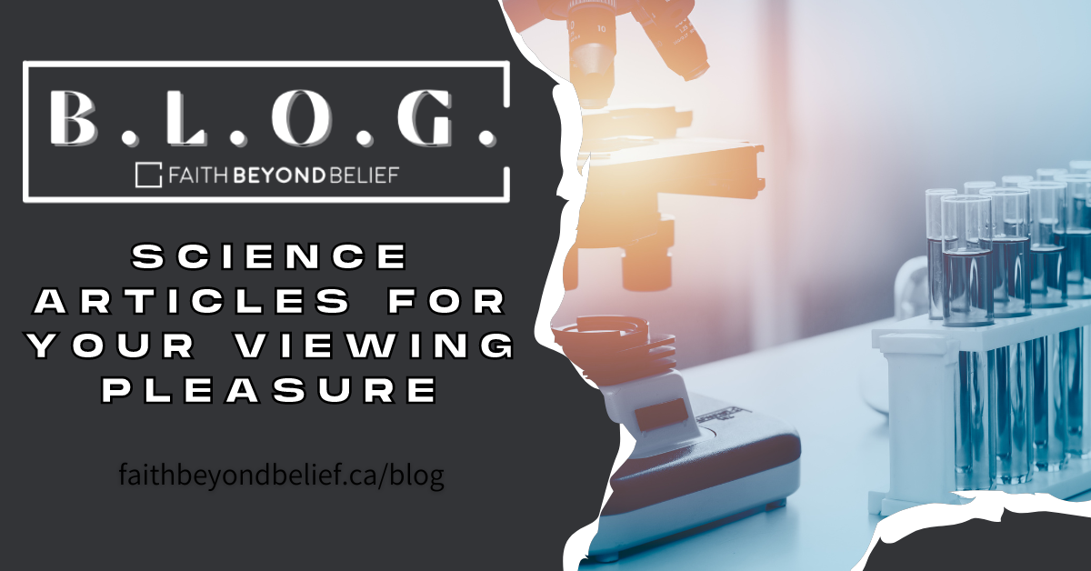 Science Articles for Your Viewing Pleasure