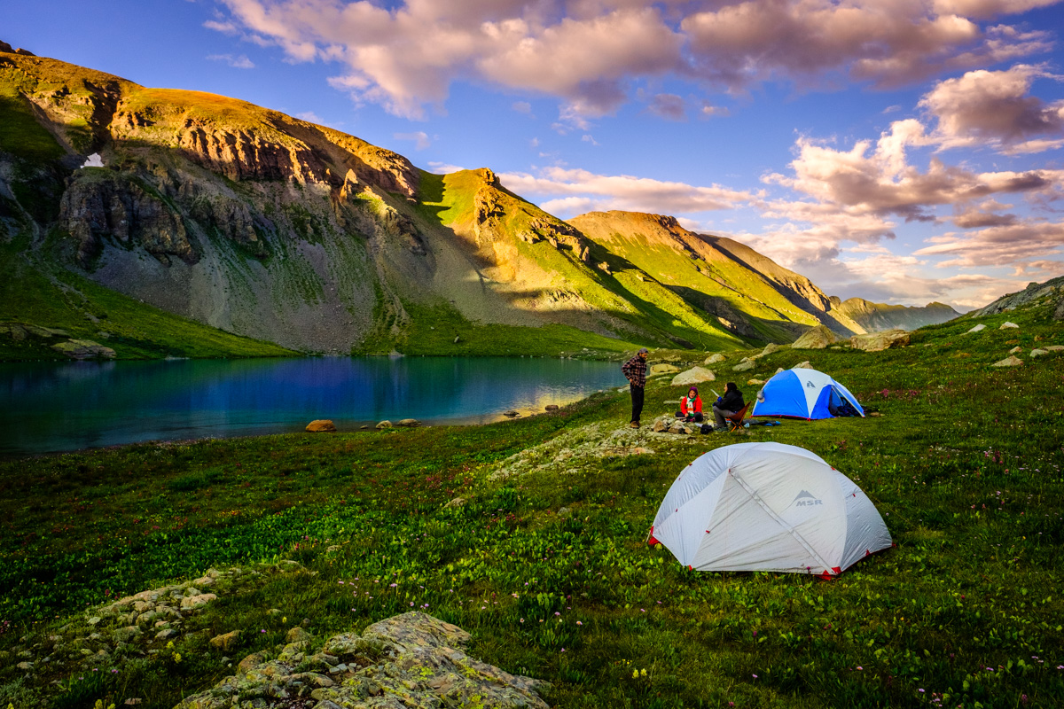 Ice Lakes Basecamp, Southwestern Colorado