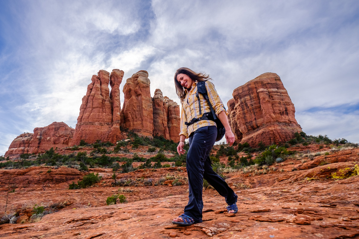 Sedona Hiker at Cathedral Rock