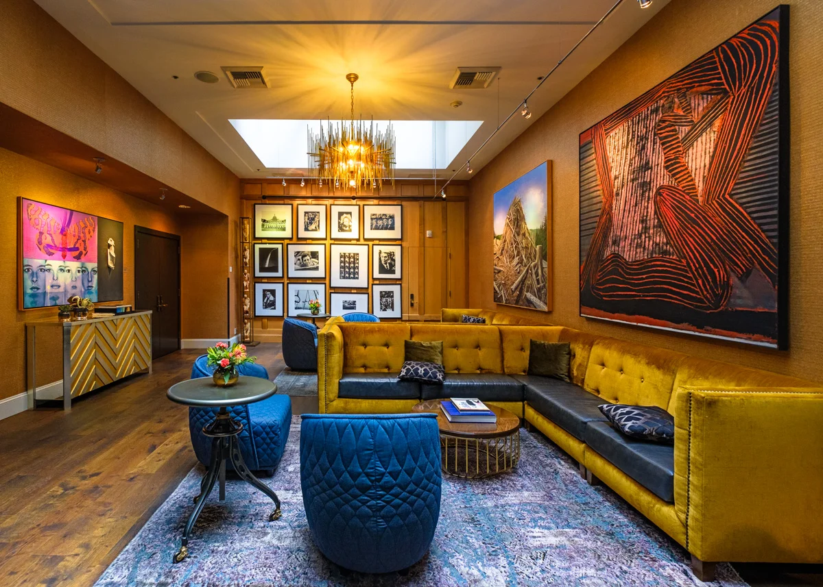 Hotel Lucia Lobby, Downtown Portland Oregon