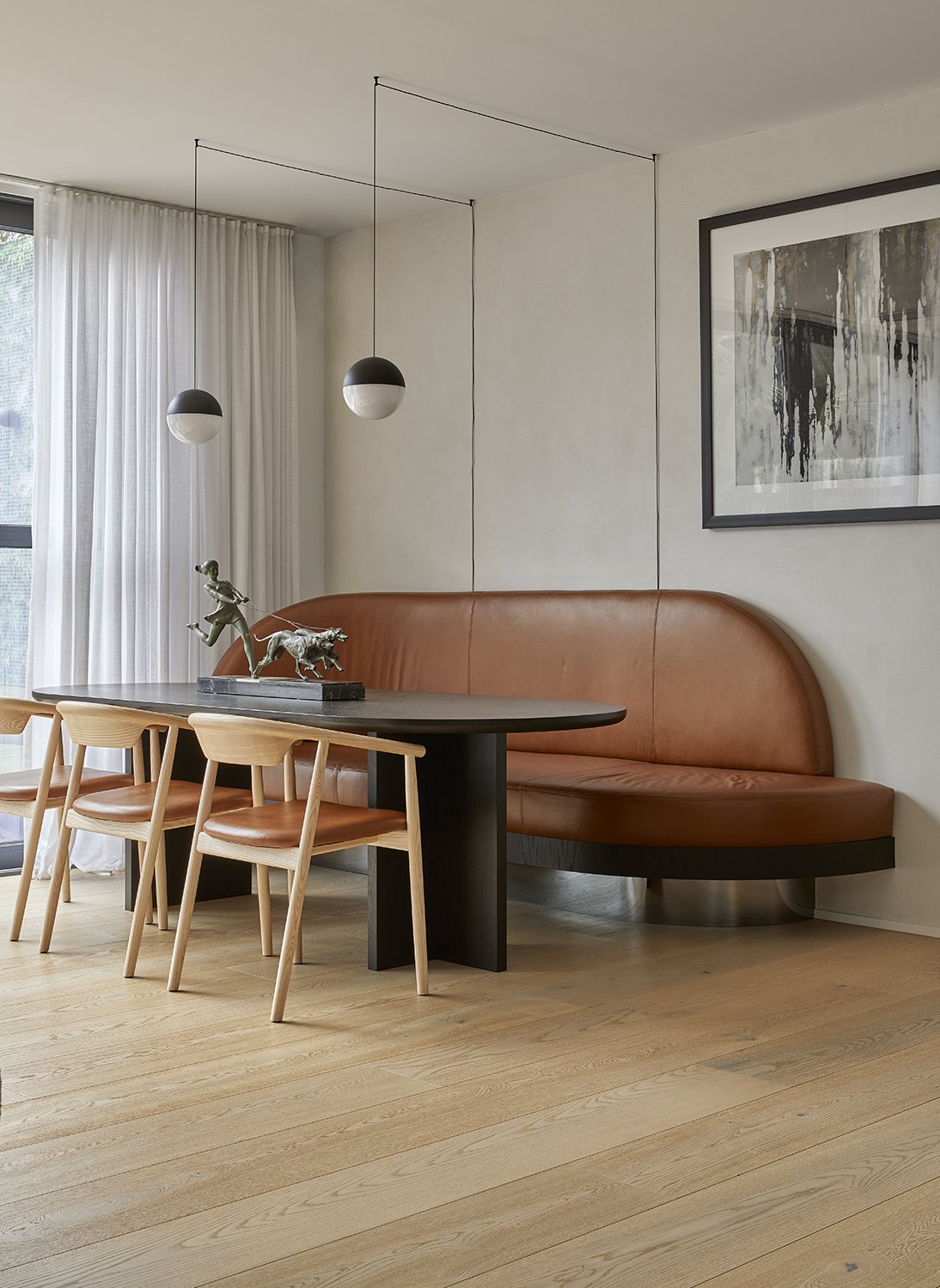 Microcement Walls Melbourne Dining Room