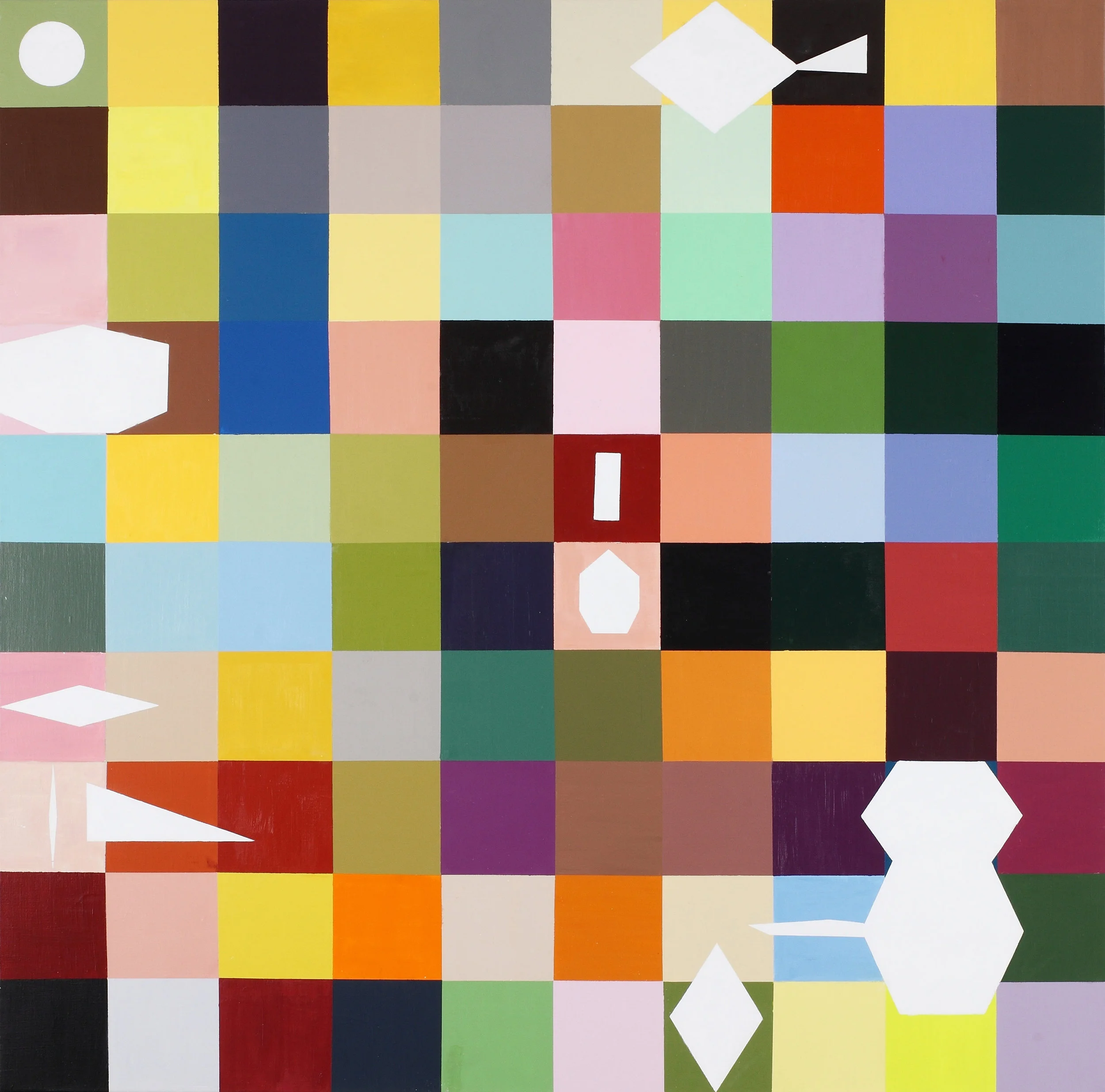 Random Forms on 100 Pantone Colors I