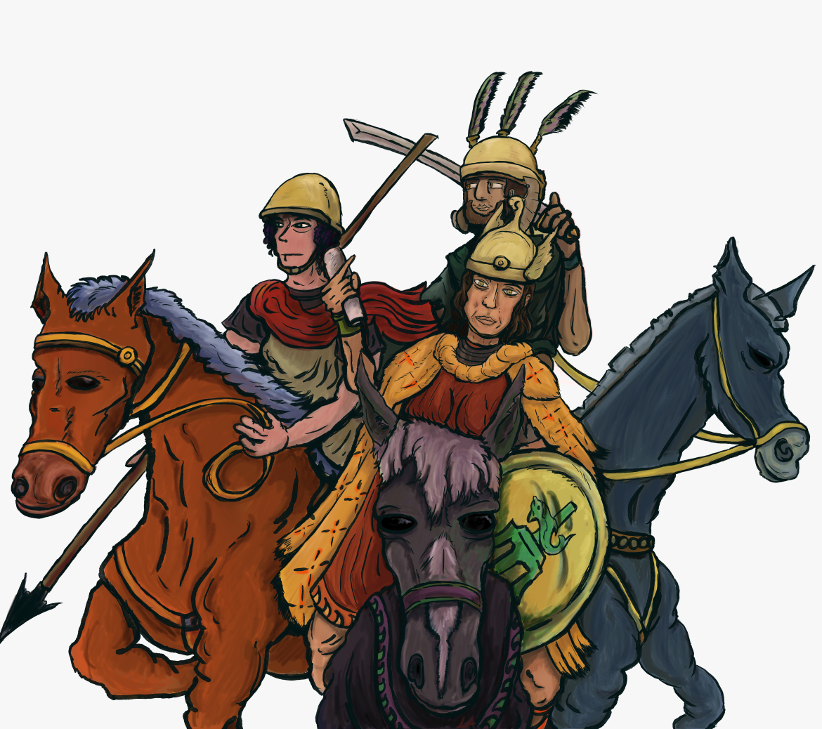 Either it was some Tarentine fashion or heraldry.