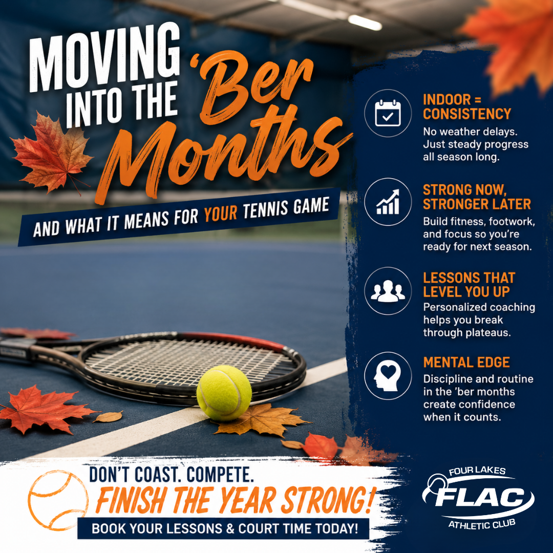 Moving Into the ’Ber Months: What It Means for Your Tennis Game