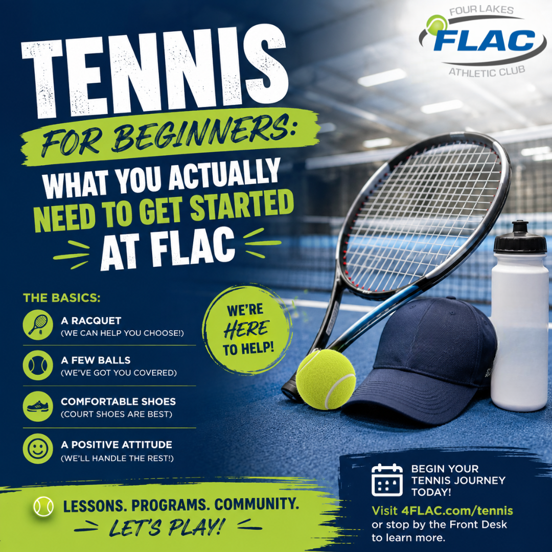 Tennis for Beginners: What You Actually Need to Get Started at FLAC