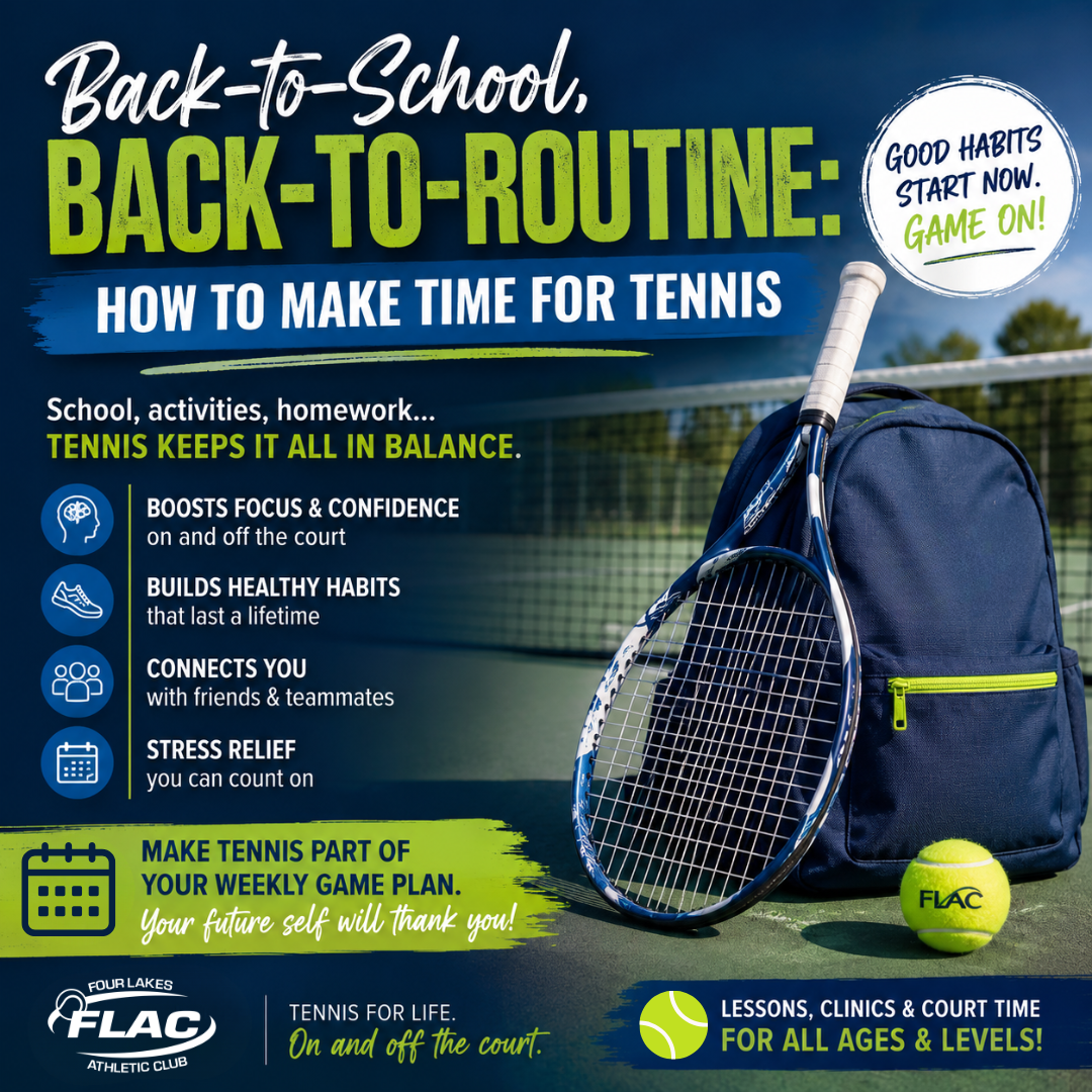 Back-to-School, Back-to-Routine: How to Make Time for Tennis