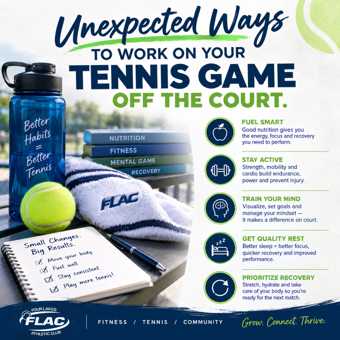 Unexpected Ways to Work on Your Tennis Game Off the Court