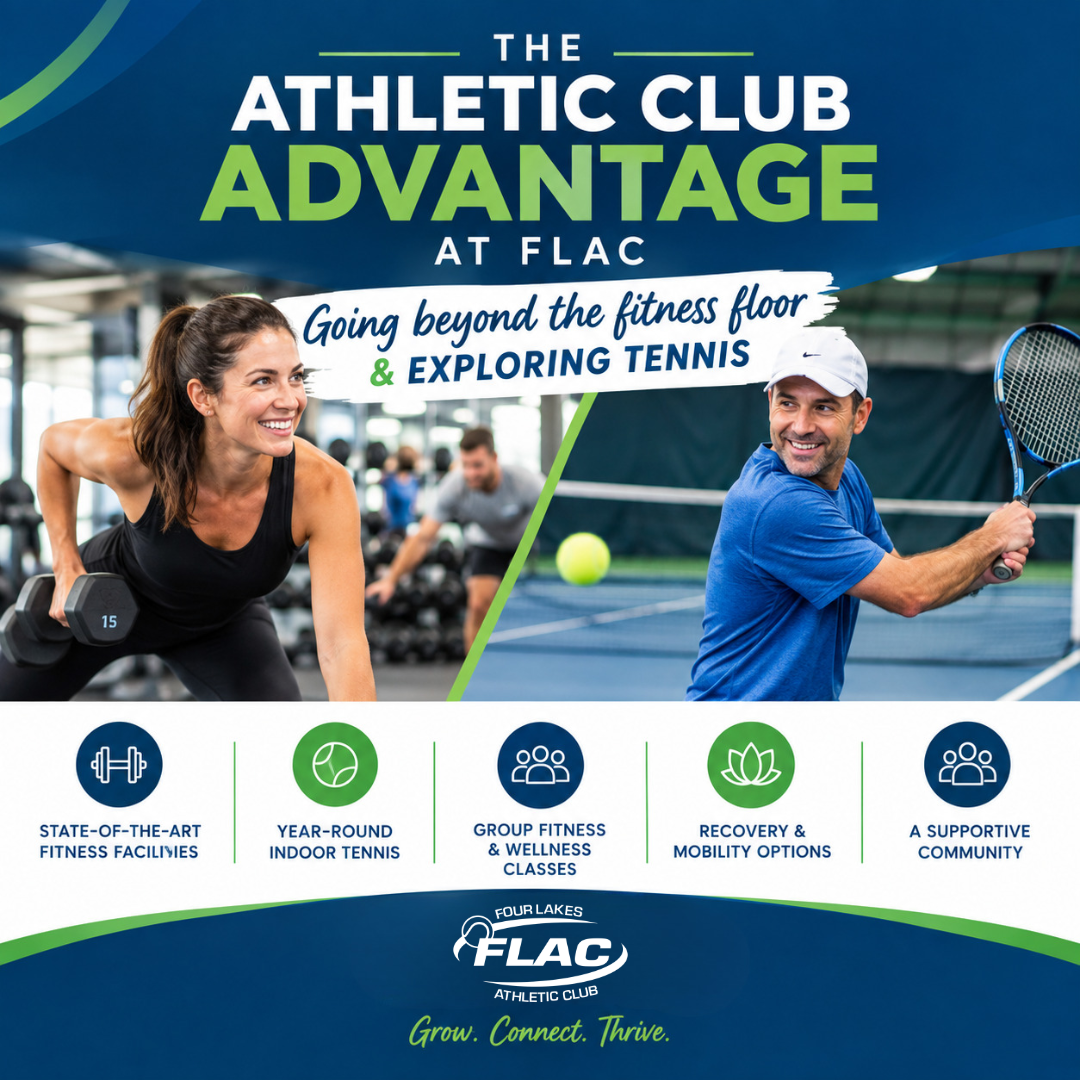 The Athletic Club Advantage: Going Beyond the Fitness Floor &amp; Exploring Tennis at FLAC