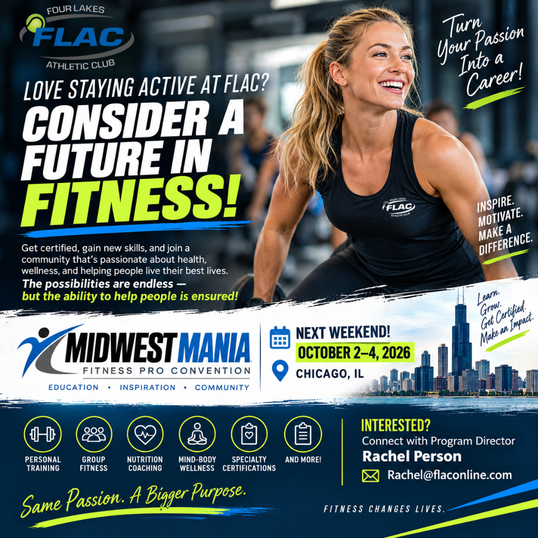 Love Staying Active at FLAC? Turn Your Passion Into a Fitness Career