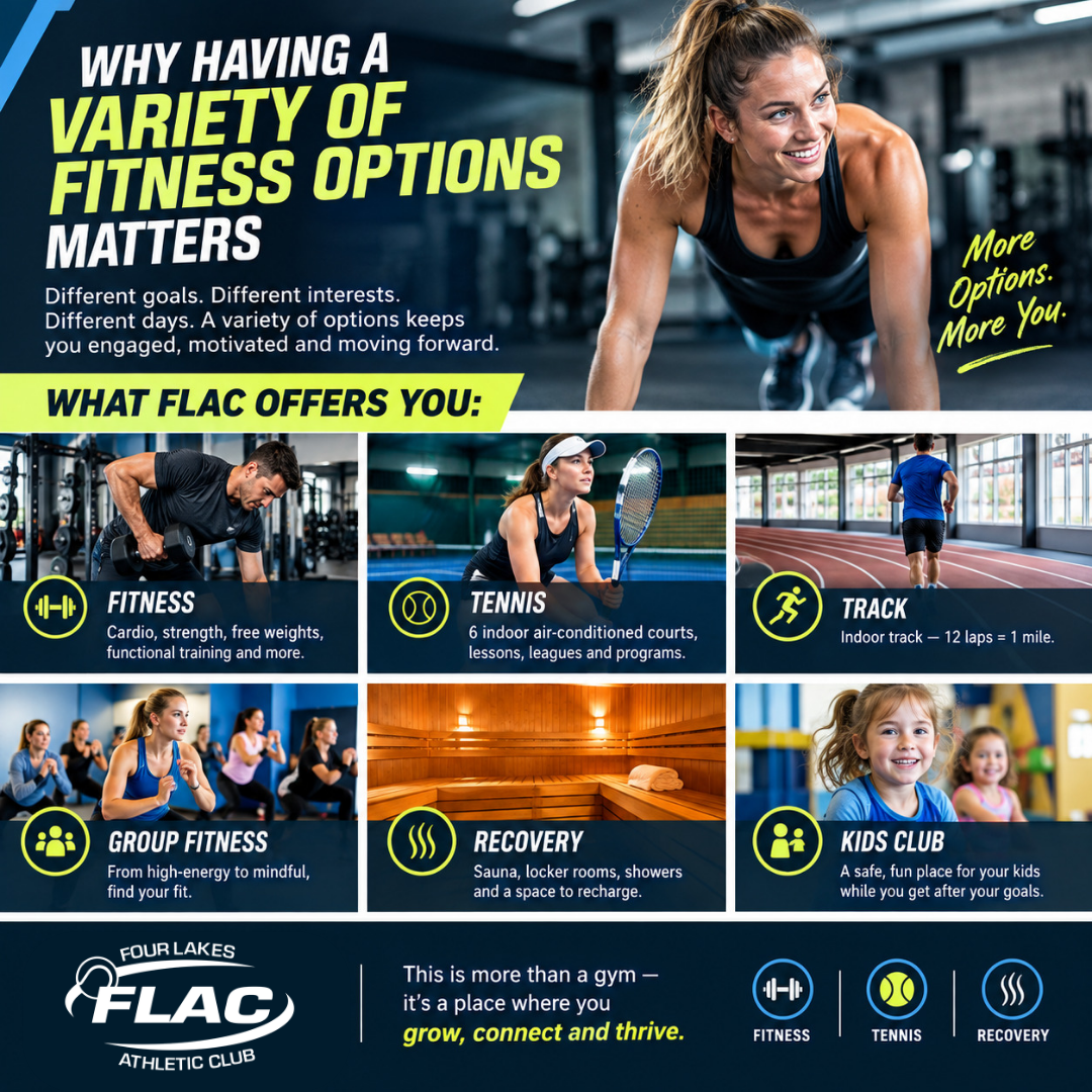 Why Having a Variety of Fitness Options Matters - &amp; What FLAC Offers You