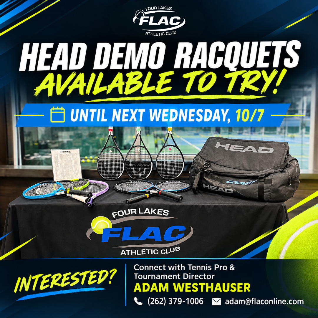 Find Your Match: HEAD Demo Racquets Available to Try at FLAC
