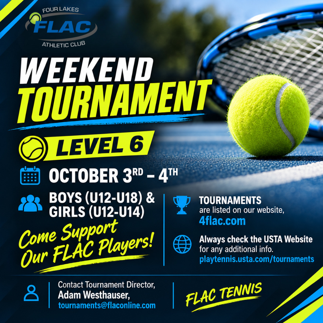 Weekend Tournament Action At FLAC!