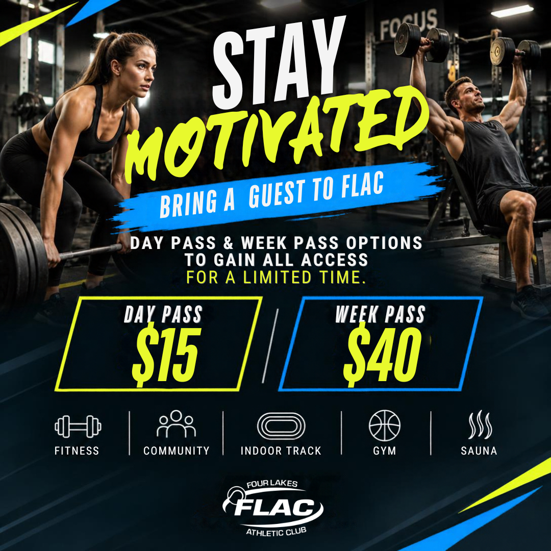 Stay Motivated - Bring a Guest to FLAC!