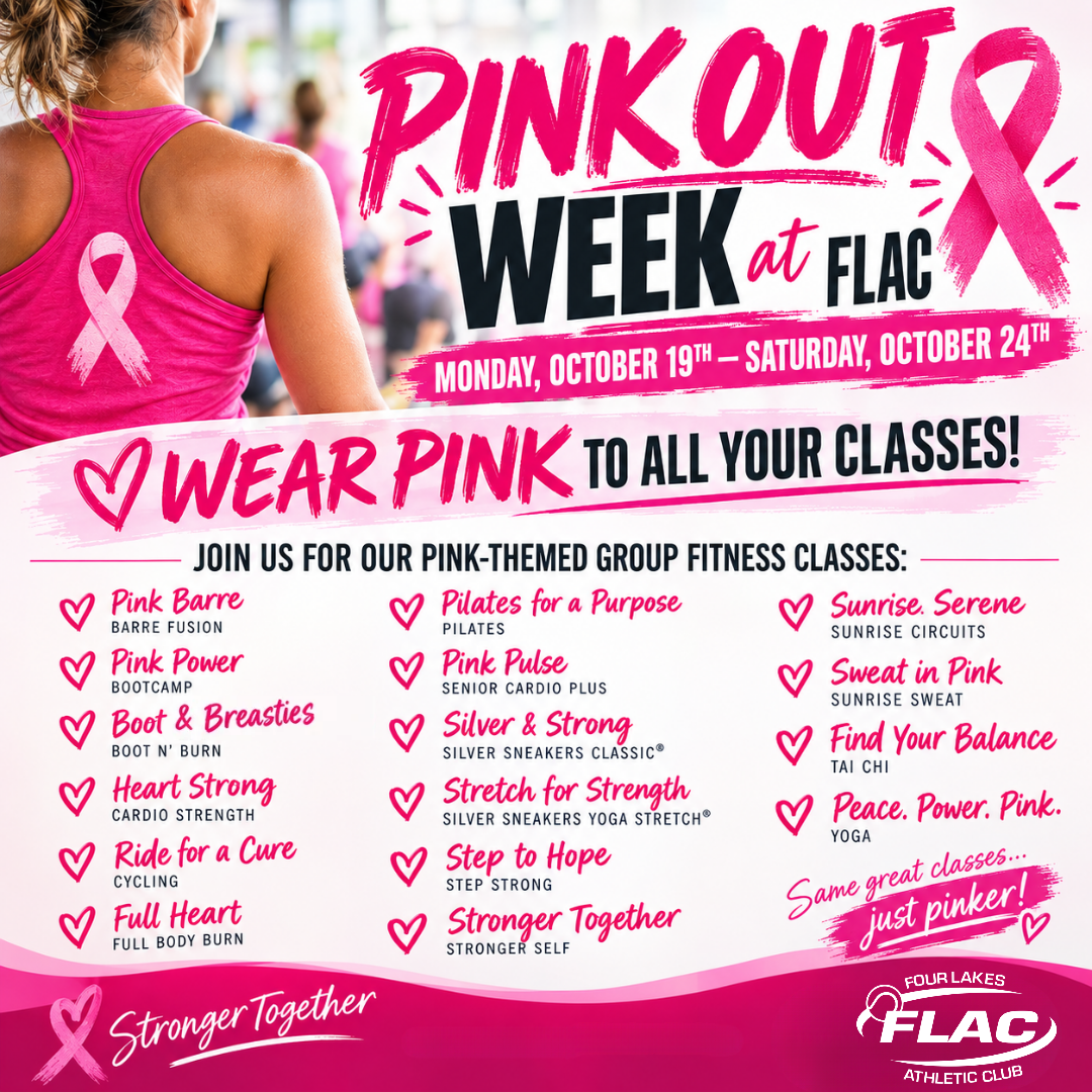 Pink Out Week at FLAC: Wear Pink, Move with Purpose!