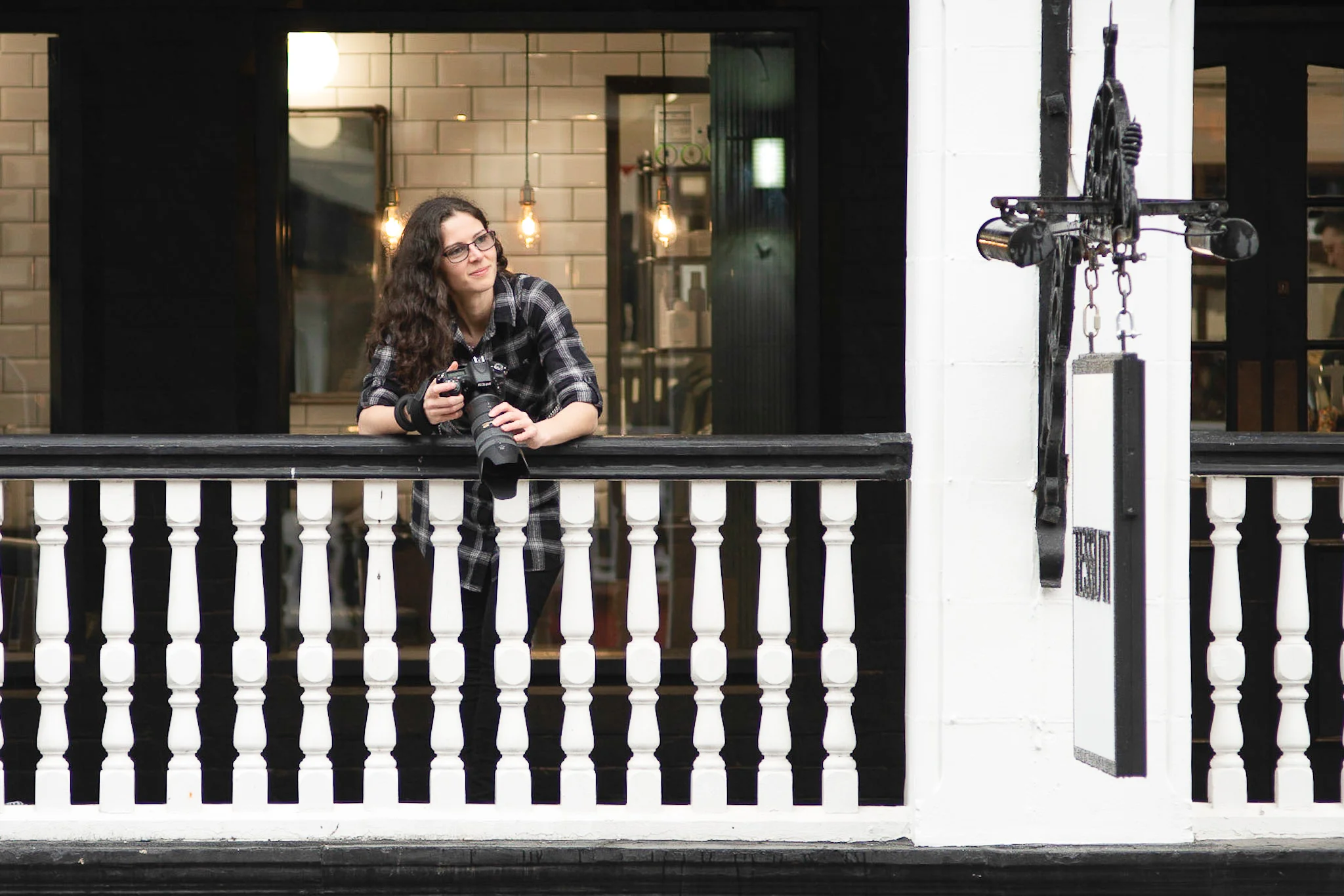 Lizzy Biggs Photography in Chester with Camera