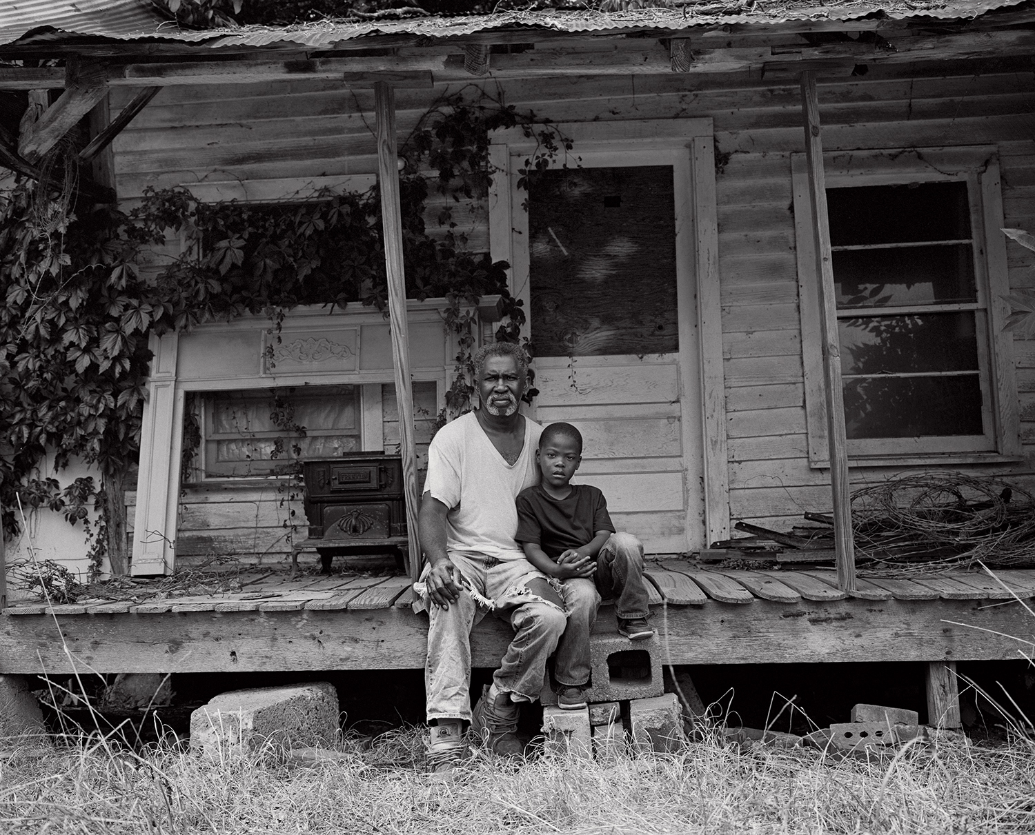 levon and jeremy at the plantation's old office.