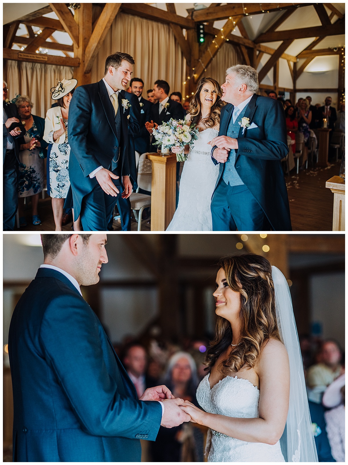 A sunny knees up wedding celebration at Sandhole Oak Barn