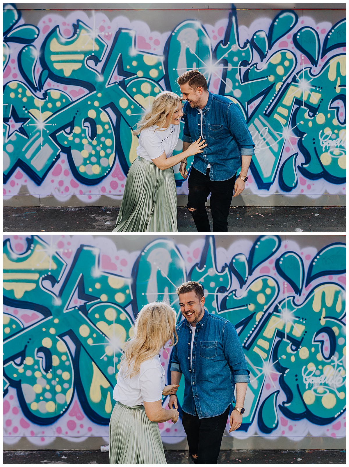 An alternative pre-wedding session in Manchester - Northern Quarter