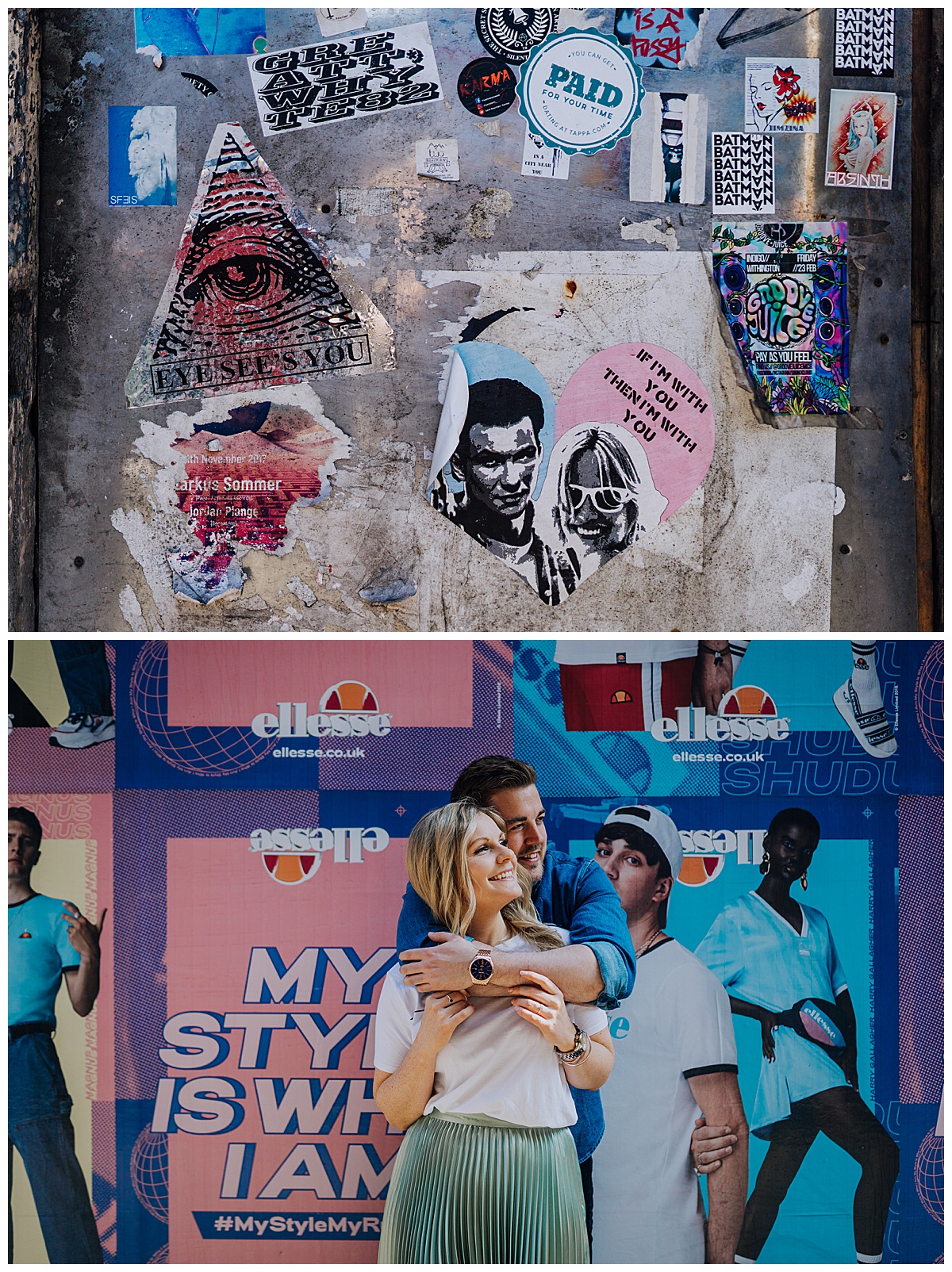 An alternative pre-wedding session in Manchester - Northern Quarter