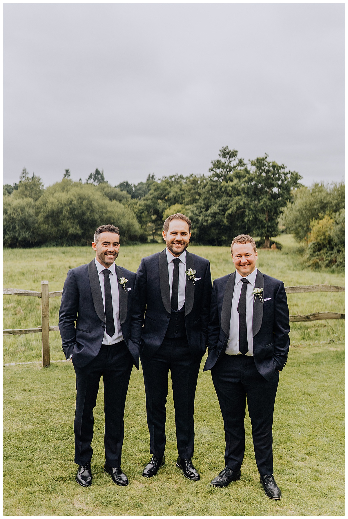 A stylish and chic wedding with a high fashion edge at Millbridge Court, Surrey