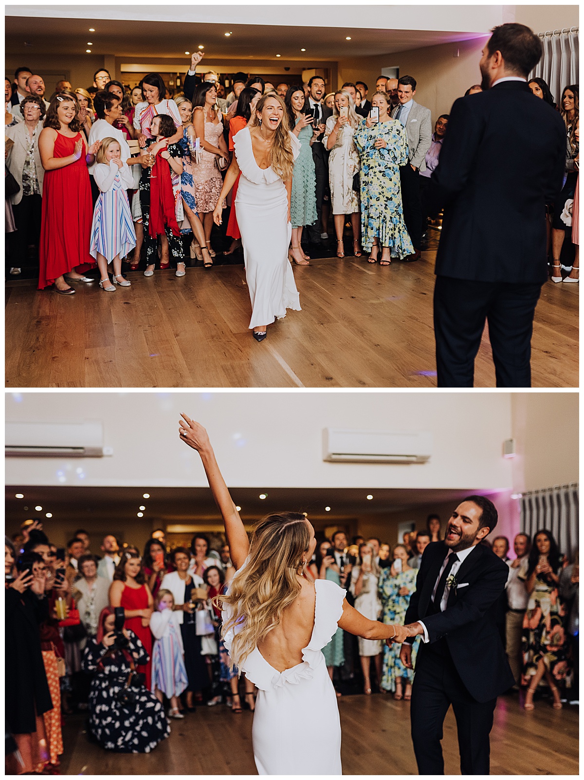 A stylish and chic wedding with a high fashion edge at Millbridge Court, Surrey