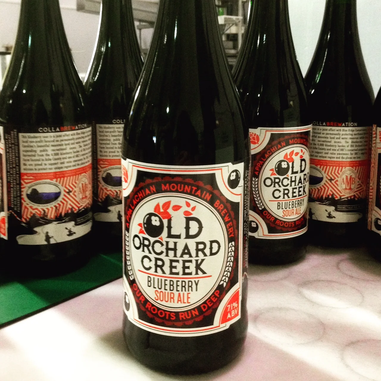 Appalachian Mountain Brewery invites you to the Official Bottle Release Party of the "Old Orchard Creek" Blueberry Sour Ale to benefit Blue Ridge Conservancy