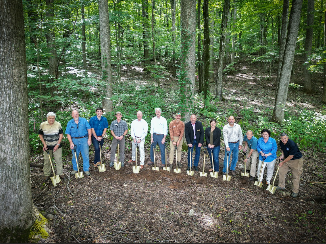 Blue Ridge Conservancy Breaks Ground on Paddy Mountain Park Trail in Ashe County