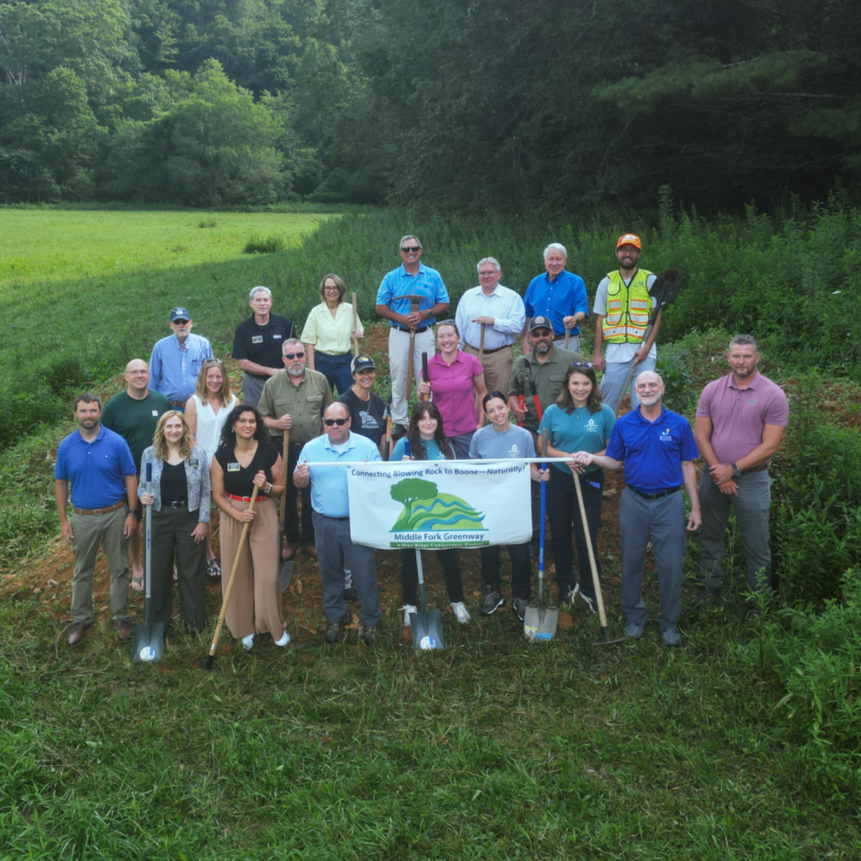 Boone Gorge Park Breaks Ground Thanks to a Mosaic of Funding Sources, Including the Round Up for the Greenway