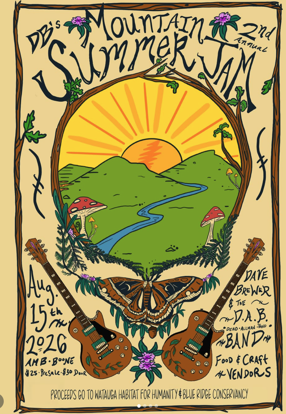DB's Mountain Summer Jam Fundraiser @ AMB