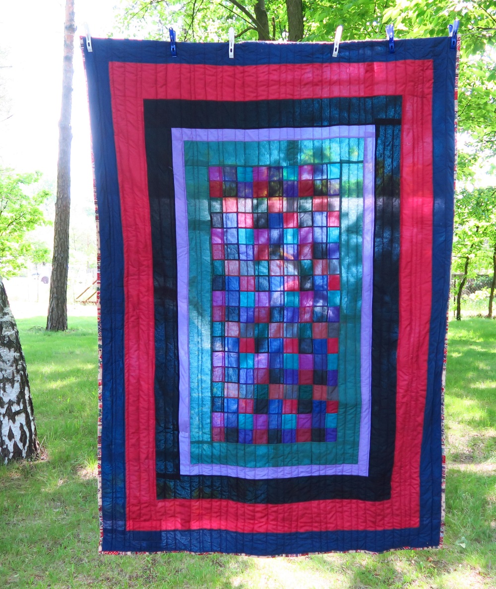 54 Donated partial top - made it bigger to make into a twin size
