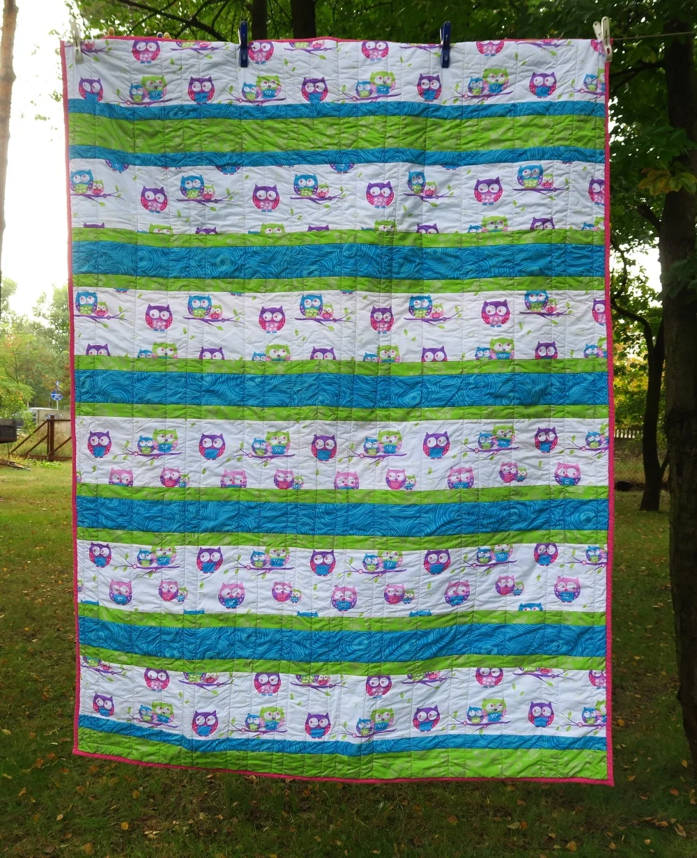 69 Owls. I told you that I had a lot of that owl fabric!