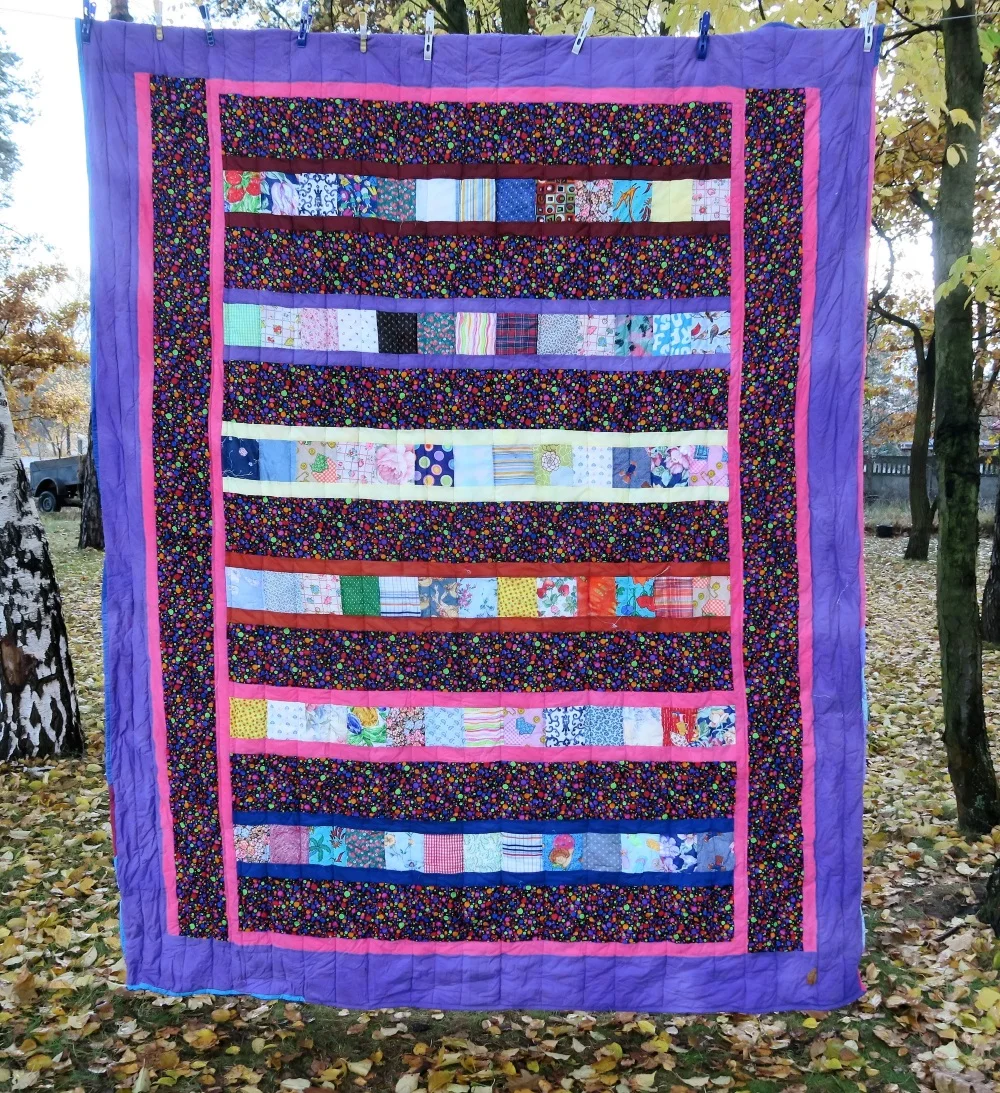 114 Bright and colorful strips with blocks