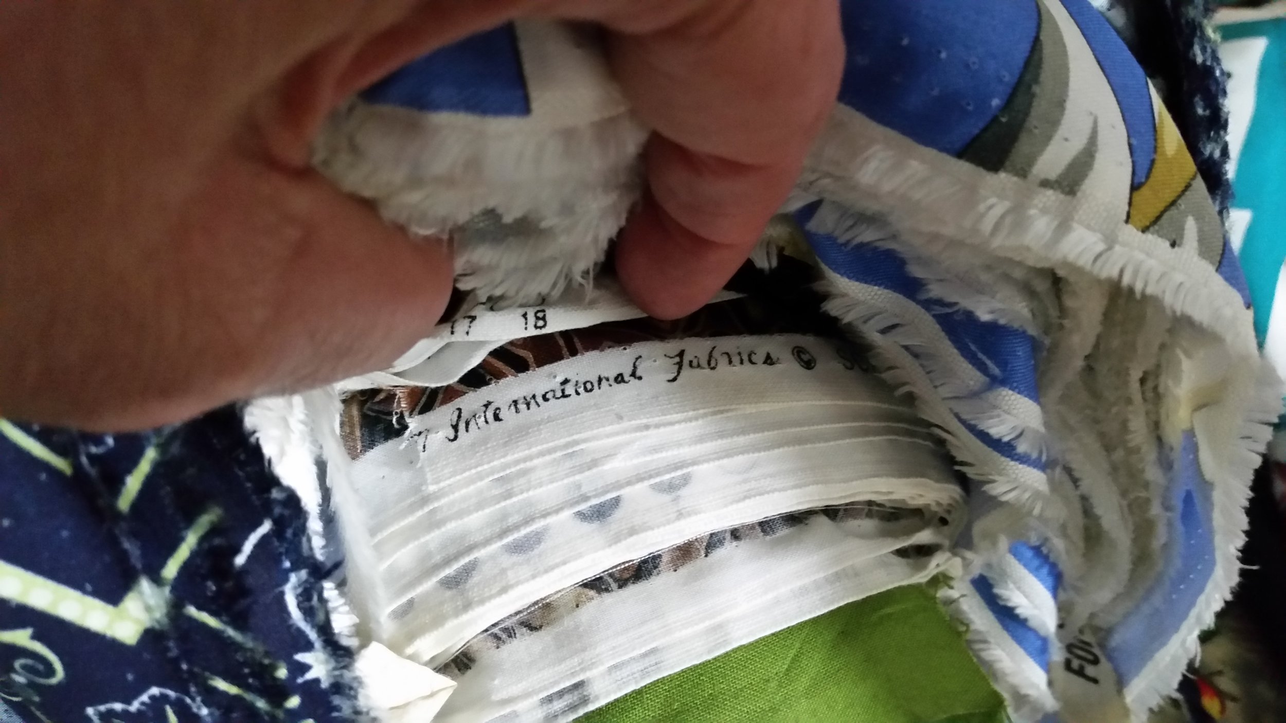 Hoffman International Fabrics.